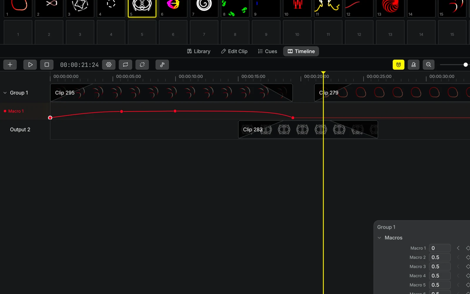 Timeline & Cues